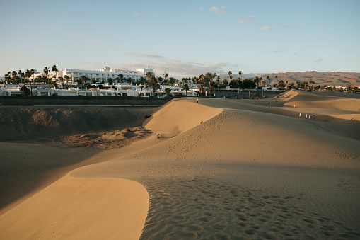 Maspalomas dunes in Gran Canaria, Spain