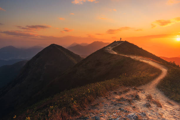 Sunset at Hong Kong Country Side