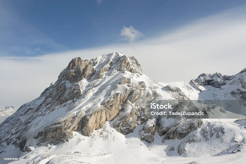 Berge im winter - Lizenzfrei Alpen Stock-Foto