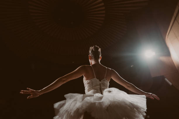 istock Ballerina on stage 1358980696