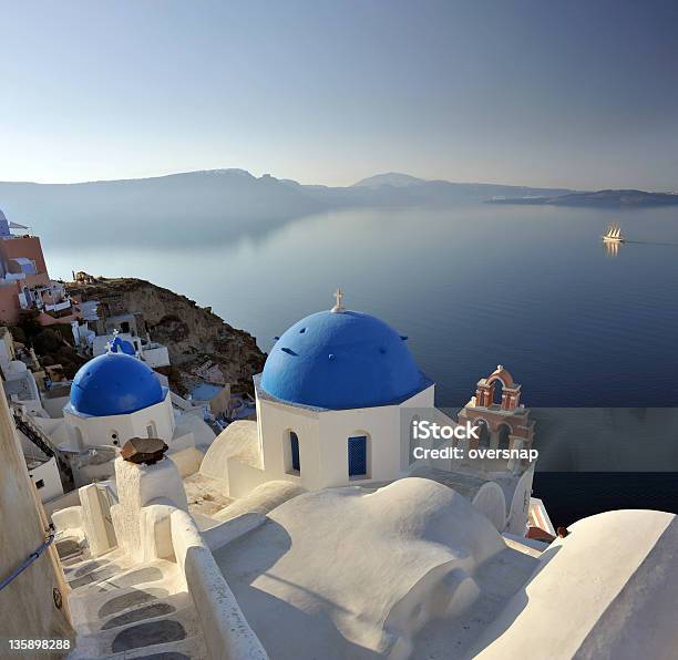 Grecja - zdjęcia stockowe i więcej obrazów Santorini - Santorini, Grecja, Morze Egejskie