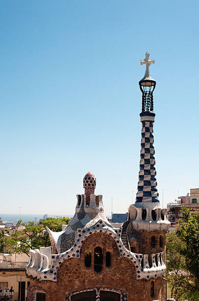 Park Guell stock photo