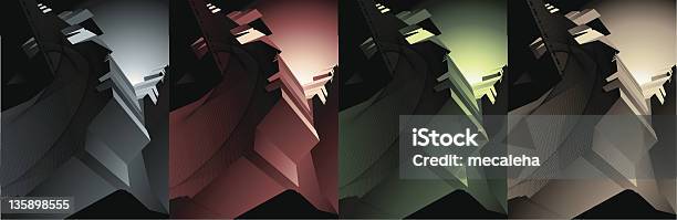 Progettazione 3d - Immagini vettoriali stock e altre immagini di Astratto - Astratto, Blu, Colore verde