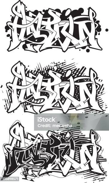 Vetores de Graffiti Vector e mais imagens de Grafite - Produção artística - Grafite - Produção artística, Rap, Adolescente