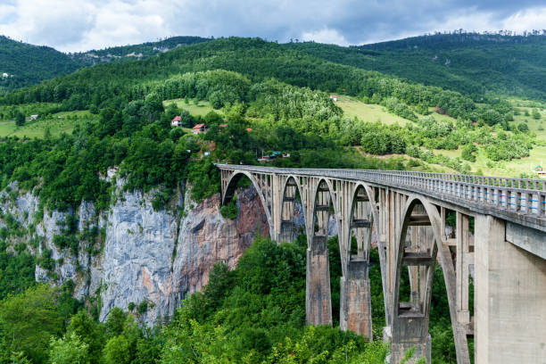 istock Old big bridge in Durdevica 1358987707