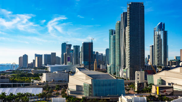 istock downtown Miami as seen from the port 1358988037