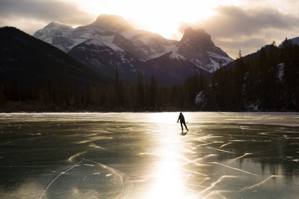 istock Winter Ice Skating Woman 1358989459