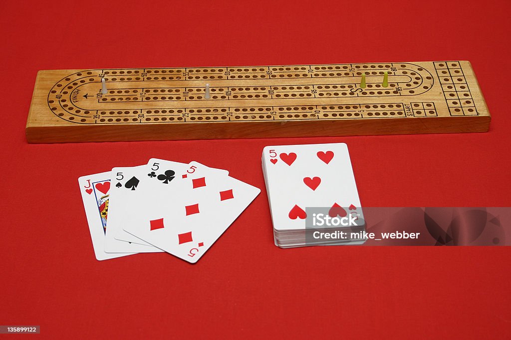 Vingt-neuf main - Photo de Cribbage libre de droits