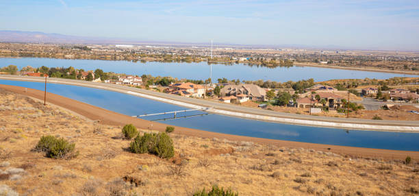 California aqueduct at Palmdale