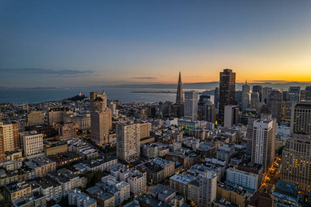 istock Aerial view of  Nob Hill 1358994598