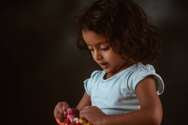 istock Cute Little Girl Portrait 1358994831