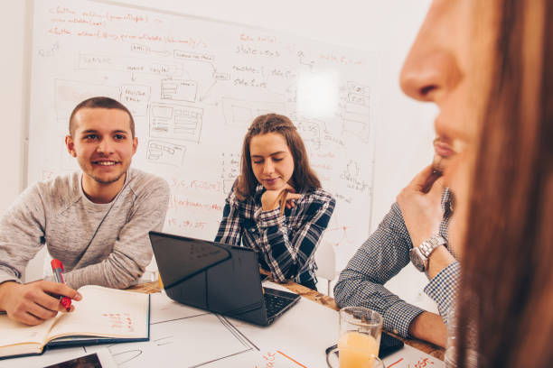 istock Group of people in the office 1358995567