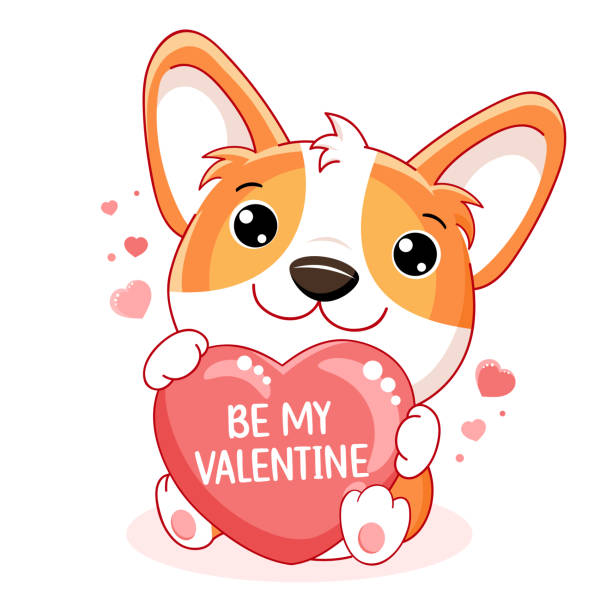 1,796 Happy Valentines Day Dog Illustrations & Clip Art - iStock
