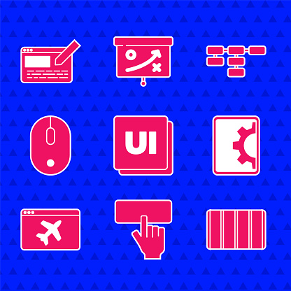 Set Ui Or Ux Design Keyboard Color Palette Guide Web Development ...