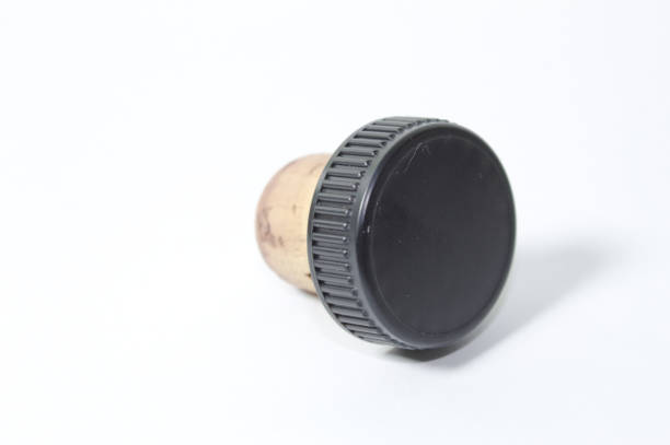 Cork stopper used for wines and sparkling wines After opening the wine, use this stopper to maintain its properties cork stopper stock pictures, royalty-free photos & images