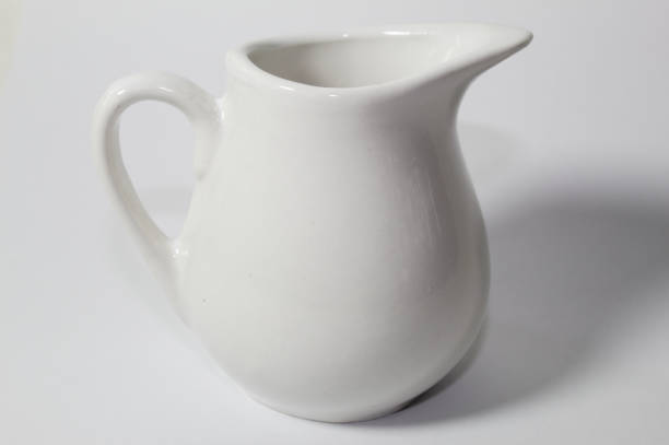 istock White ceramic milk jug with vintage design 1359008513