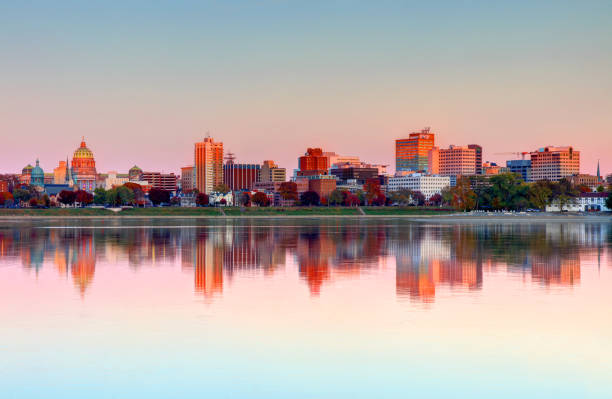 istock Downtown Harrisburg, Pennsylvania Skyline 1359015520