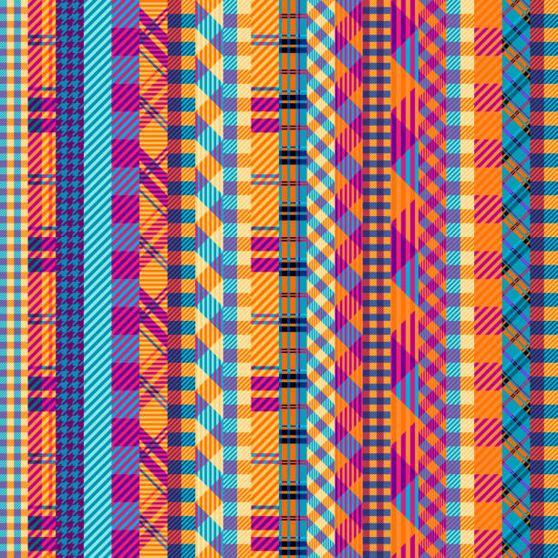patchwork textilmuster. nahtloser quiltdesignhintergrund. - quilt patchwork pattern indian culture stock-grafiken, -clipart, -cartoons und -symbole
