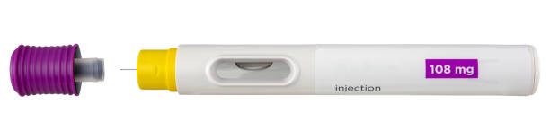 Medical Injector Pen stock photo
