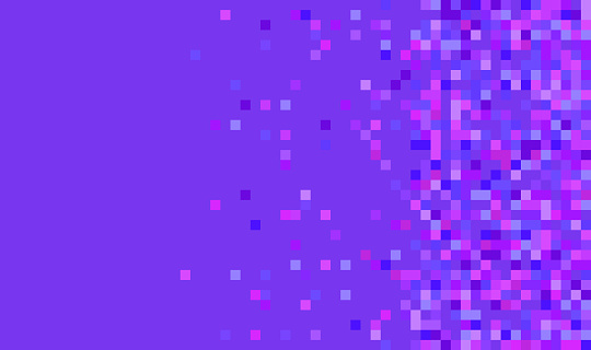 Purple pixel edge border abstract background design pattern.