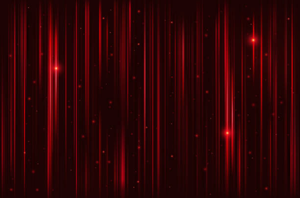 Vector abstract red background with stripes and light effects. vector art illustration