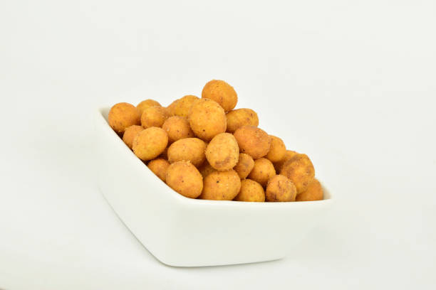istock Coated Peanuts in Bowl, Spicy Snacks Namkeen 1359033209