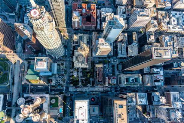 istock Directly Above Downtown Los Angeles 1359035205