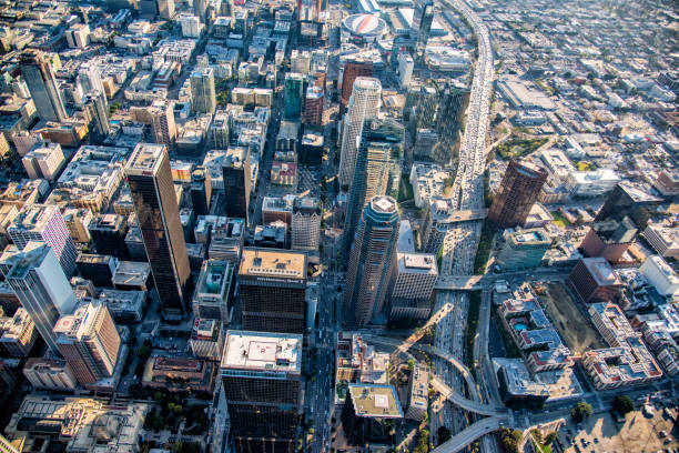 istock Directly Above Downtown Los Angeles 1359035218