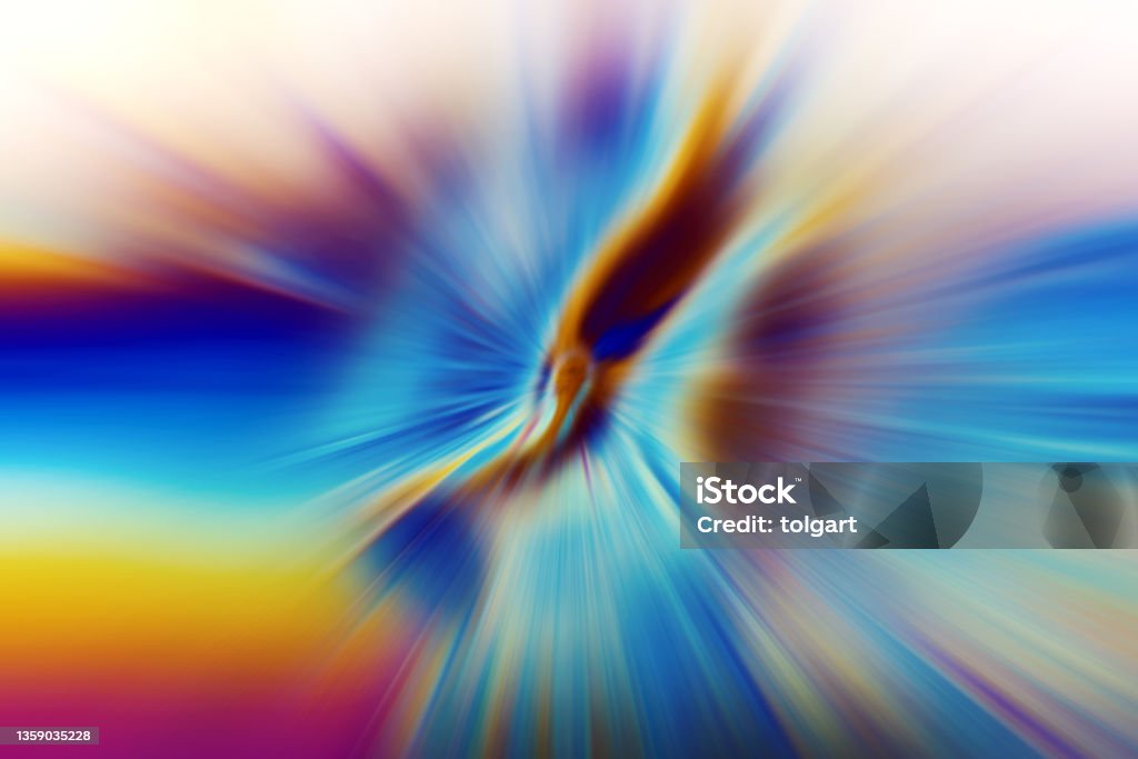 Blue motion blur abstract background Abstract Stock Photo