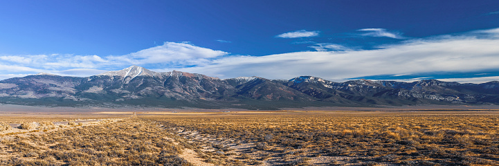Large Dimension Wheeler's Peak, Nevada Desert