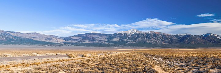 Large Dimension Wheeler's Peak, Nevada Desert