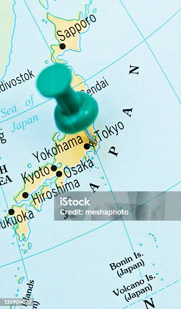 Japan Tokyo Stock Photo - Download Image Now - Travel, Japan, Map