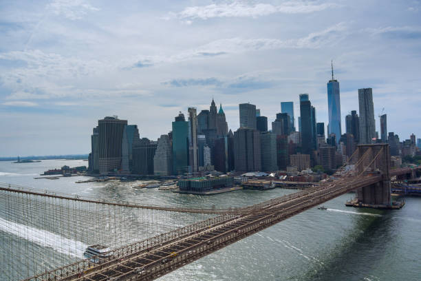 istock Brooklyn Bridge view Manhattan skyline metropolitan NYC 1359049382