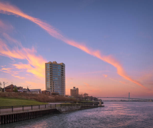 istock Windsor, Ontario Waterfront - Ambassador Bridge 1359054806
