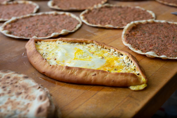 istock khachapuri and manakish 1359058733