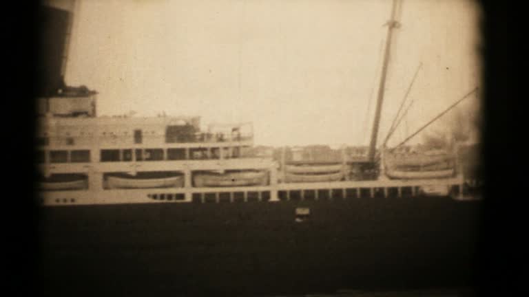 SS Leviathan c. 1926. 16mm (HD1080)