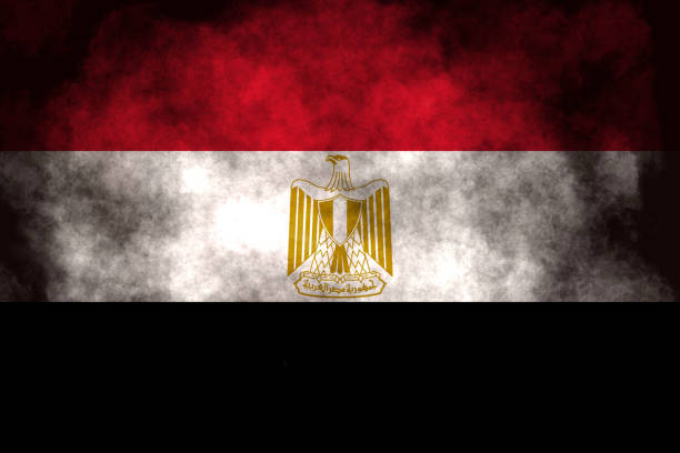 zbliżenie na grunge egipską flagę - egypt revolution protest egyptian culture zdjęcia i obrazy z banku zdjęć