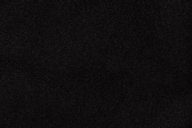 istock Dark grey background from textile material with wicker texture. Structure of black fabric as pattern backdrop. 1359064789