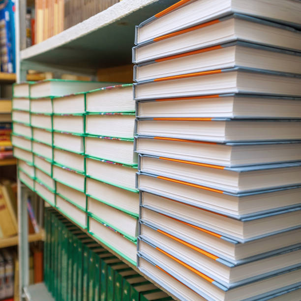 istock Books on a shelf in the library 1359069256
