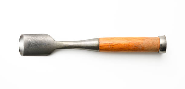 istock Isolated shot of chisel on white background 1359079364