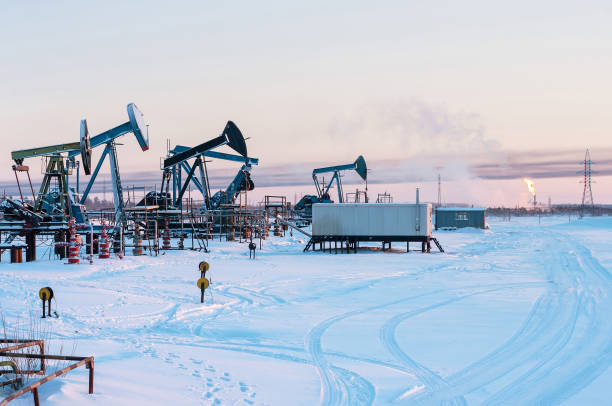 Oil Field. stock photo
