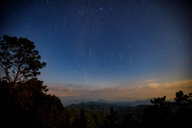 istock Geminid Meteor in the Doi Kham Fah Mountain 1359087533