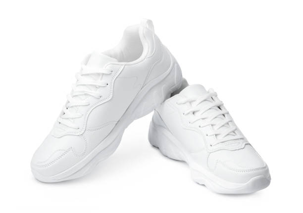 istock New pair of white sneakers isolated on white 1359090700