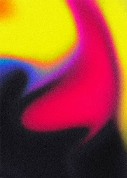 istock Multicolored bright background with iridescent tints of color. Holographic effect, color gradient transitions. 1359092370