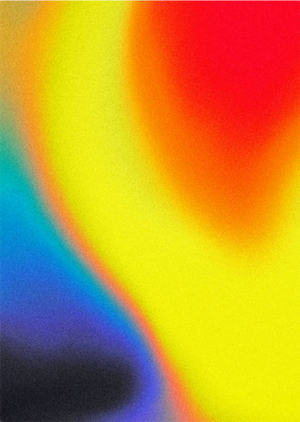 istock Multicolored bright background with iridescent tints of color. Holographic effect, color gradient transitions. 1359092505