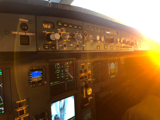 istock cockpit pannels horizontal photo with lense flare 1359103406