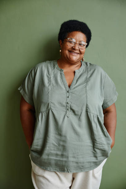 istock Black Senior Woman Laughing 1359105331