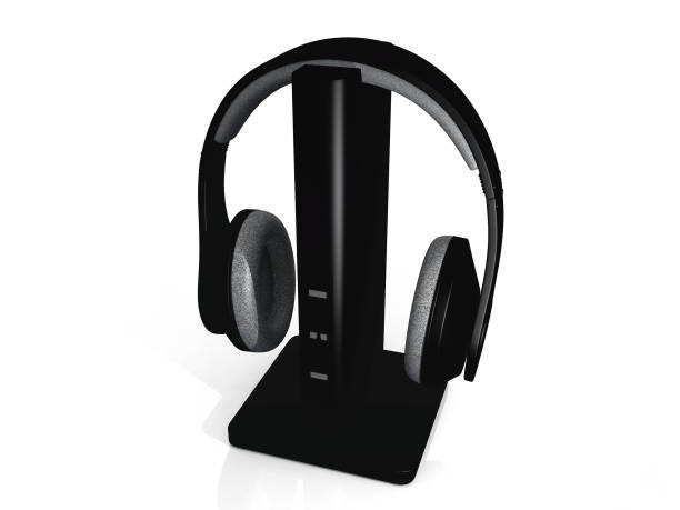 istock headphones on a white background 1359105868