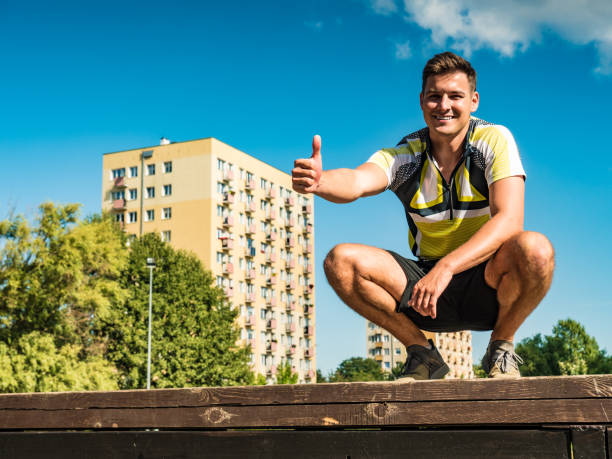 istock Young sporty man outdoor 1359106836