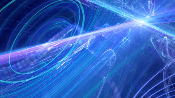 istock Nuclear energy - The macro Illustration of the elementary particle. 1359107193